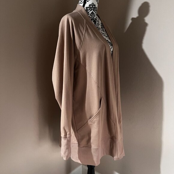 ID Ideology Women's Plus Size Comfort Flow Cardigan Sweater Sand Tan Sz 2X - Picture 6 of 7